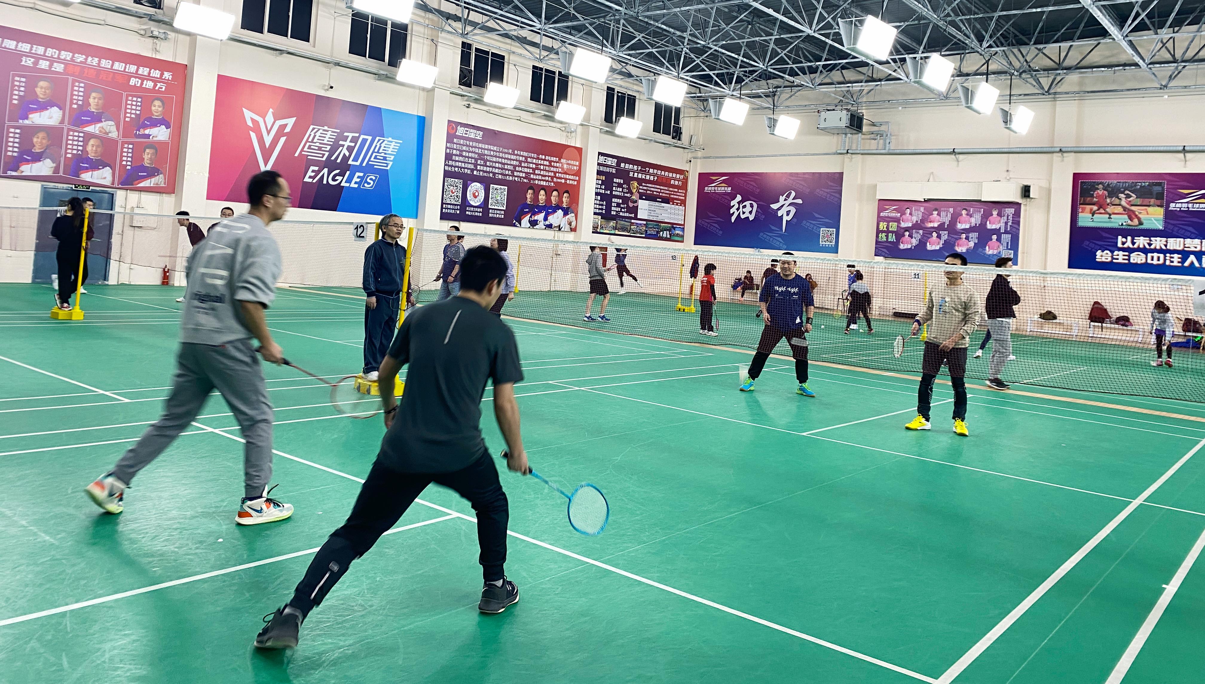 BEATS公司羽毛球友谊赛圆满结束